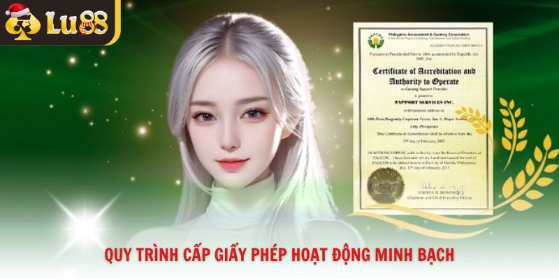 Quy trình cấp giấy phép hoạt động minh bạch